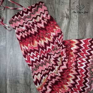 Cato Tie Back Covertible Strapless Maxi Dress Size S